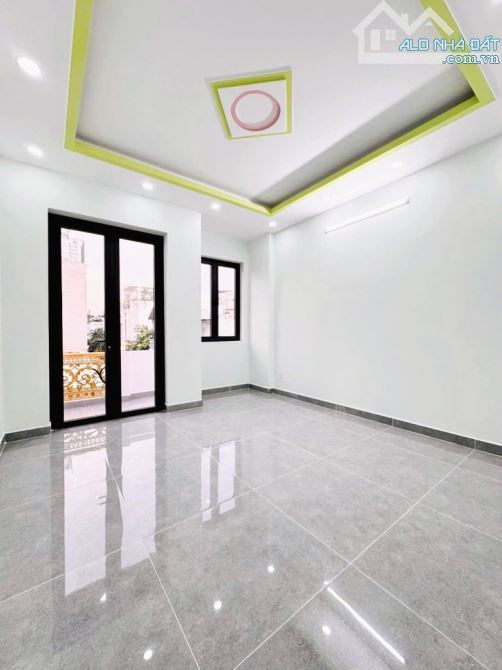 HẺM XE HƠI 6M THÔNG - NHÀ MỚI 3 TẦNG SÁT CHỢ GÒ XOÀI - 52M² (4x13) - BÌNH TÂN GIÁP TÂN PHÚ - 5
