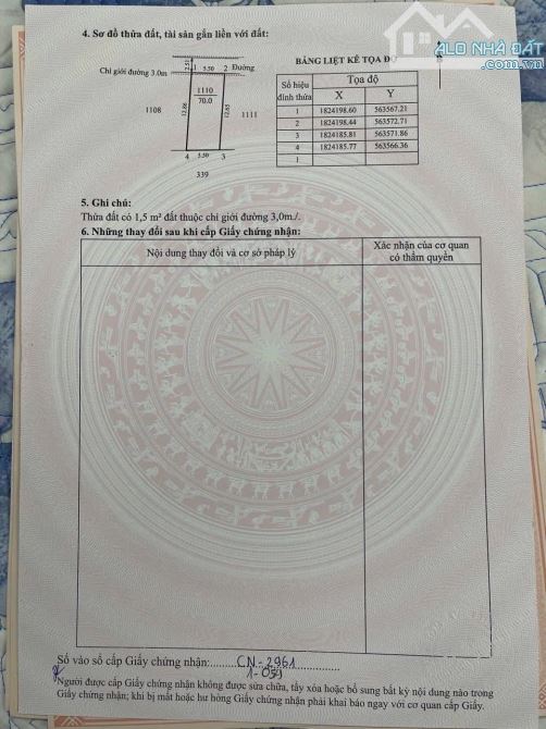 BÁN 70M2 ĐẤT KIỆT LẠI THẾ - CÁCH MT CHỈ 30M - 5