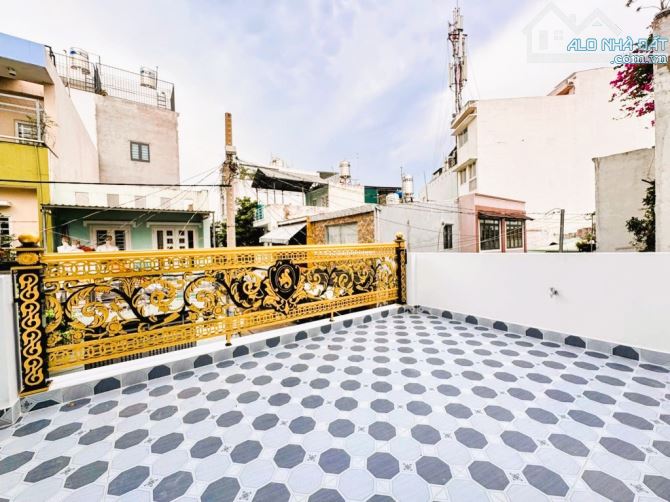 HẺM XE HƠI 6M THÔNG - NHÀ MỚI 3 TẦNG SÁT CHỢ GÒ XOÀI - 52M² (4x13) - BÌNH TÂN GIÁP TÂN PHÚ - 6