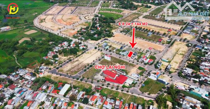Khu phố chợ Lai Nghi (có sổ):  Bán lô đất 6x24m; mặt tiền đường Điện Biên Phủ, trước chợ. - 4