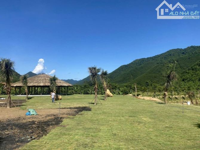 Đất trang trại hòa bắc view sông cu đê, 33000m2 có 400m2 đất ở mặt tiền DT601.