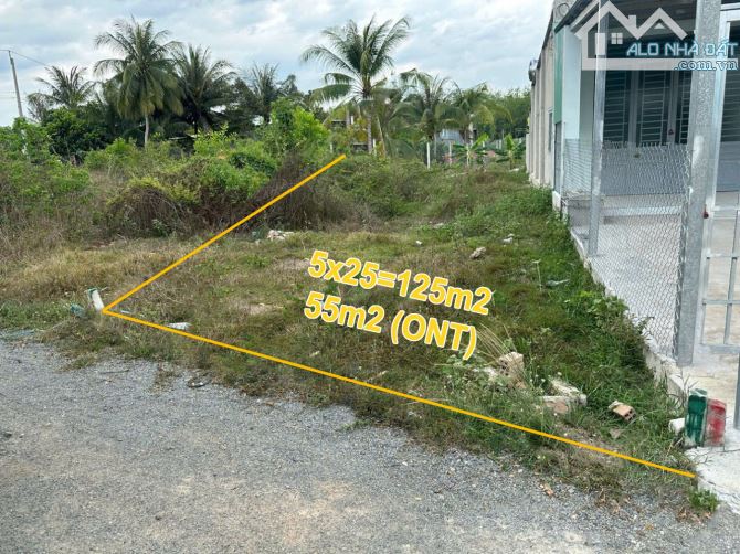 Đất Vuông HXT 125m2 (55m2 ONT) – Kênh Đông TN