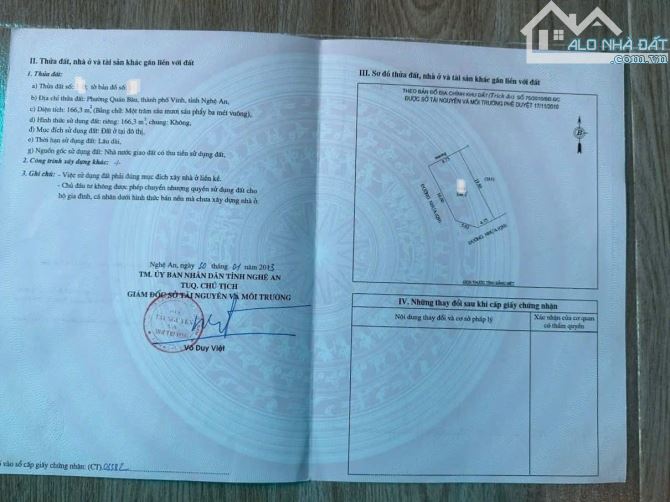 Bán 166m2 Căn Góc Xây Thô 3,5 Tầng Mặt đường Hồ Mỹ Xuyên - Quán Bàu