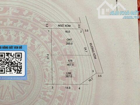 Bán Đất Thủy Xuân Tiên – Gần trục đường chính kinh doanh sầm uất– S=467m2