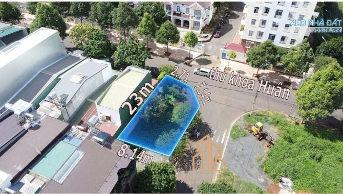 Bán đất góc 2 mặt tiền Thủ Khoa Huân - Diện tích: 8,14 x 23m - Pháp lý: Thổ cư 100%