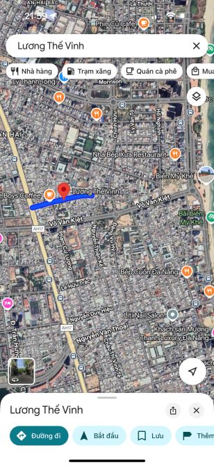 Bán lô đất đẹp mặt tiền đường Lương Thế Vinh, An Hải Đông, Sơn Trà. - DT: 78m2 ngang 5m5 -