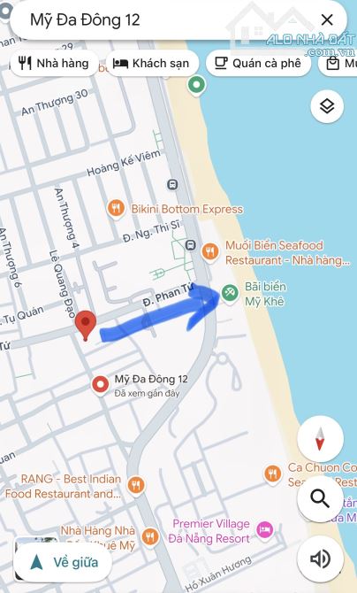 MỸ ĐA ĐÔNG 12 – SÁT PHỐ TÂY AN THƯỢNG – GẦN BIỂN