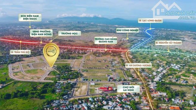BÁN NHANH LÔ ĐẤT NỀN HỘI AN 126m2 (6x21) gần chợ Lai Nghi - Giá chỉ 2Tỷ