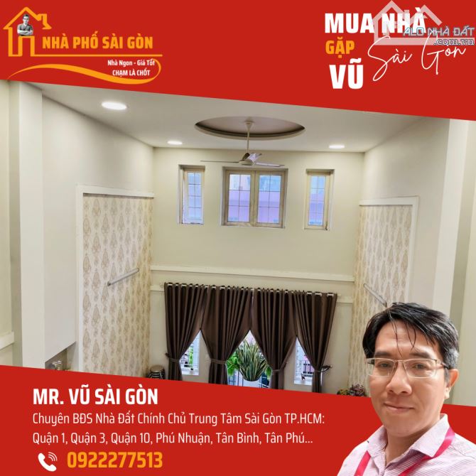 Siêu phẩm khu K300 Tân Bình: 6 tầng (4.6x18), hẻm xe hơi ngủ trong nhà - gần Etown, Ga T3