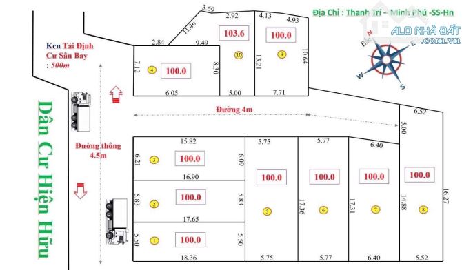 ✅✅Chính chủ em cần tiền gia hang lô đất 100m phun thổ.cư  giá nhỉnh tỉ  ✅✅vitri: thanh trí