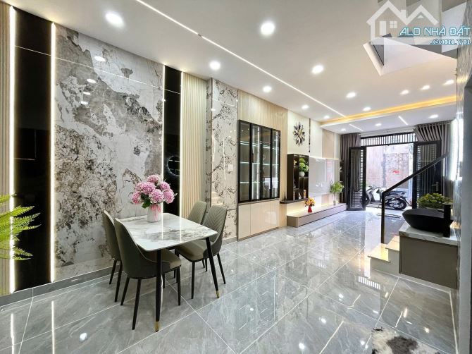Nhà Gò vấp 3 phòng có phòng ngủ tầng trệt hẻm to 2 tầng 58m2 đường Phạm Văn Chiêu Phường 9 - 10