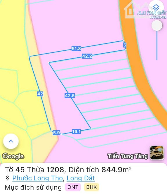 845m2 vườn cây ngay QL55 VIEW ÔM TRỌN CÁNH ĐỒNG LÚA🌾🌾 --- 🌈DT: 845m2; sẵn 80m thổ cư ✅ - 11