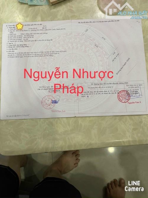 🏡BÁN LÔ ĐẤT MẶT TIỀN NGUYỄN NHƯỢC PHÁP – KHU PHƯỚC LÝ - 1