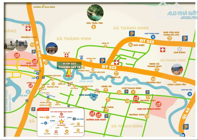 Bán đất chính chủ tại Thành Mỹ - Thạch Thành – Thanh Hóa. CHỈ 190tr/lô. - 1