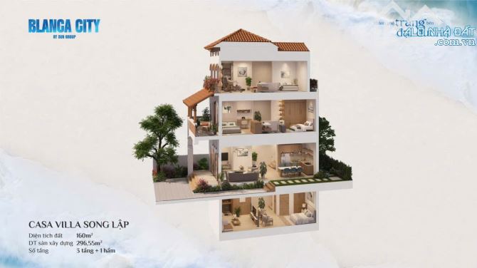Biệt thự Blanca - Casa Vũng Tàu sở hữu lâu dài DK thanh toán 25% ~ 6,5 tỷ nhận nhà vận - 1