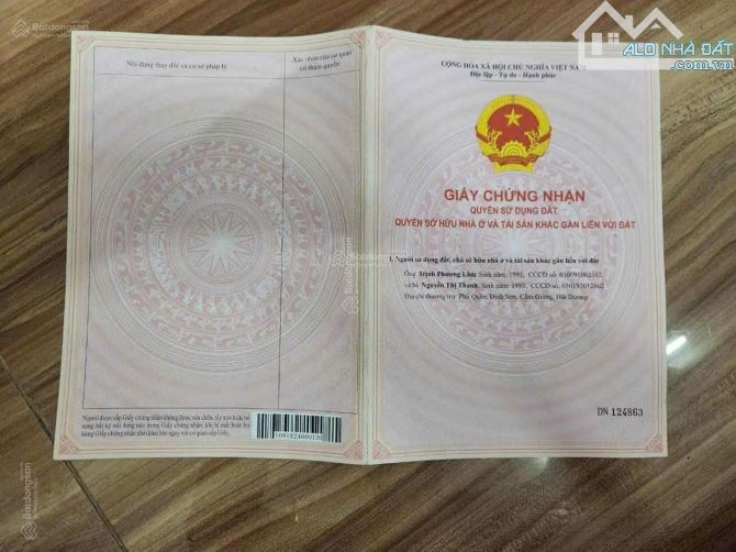 Bán đất Tại Bằng Quân, Cẩm Định, Cẩm Giàng, Hải Dương, 1, X Tỷ. (x Nhỏ Xíu).140 M2 - 1