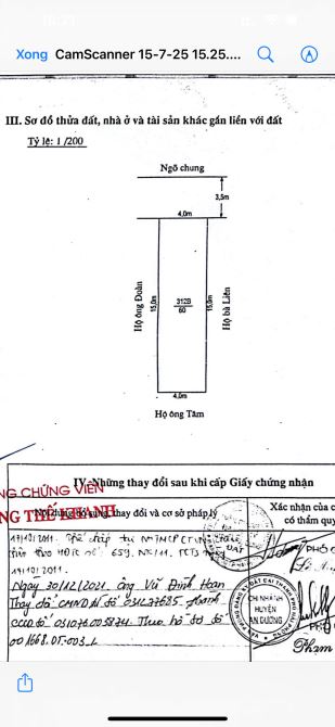 Bán 2 lô  đất ngay cạnh chung cư  tổ 6  thị trấn An Dương 60m giá từ 1,9x tỷ - 1