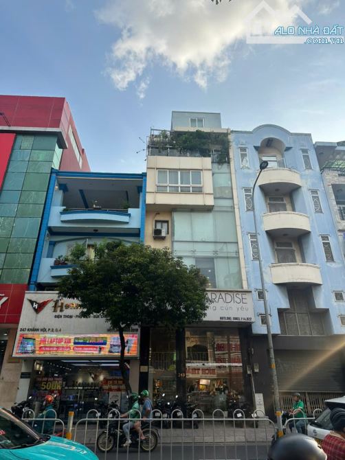 BÁN TÒA NHÀ MẶT TIỀN KHÁNH HỘI Q4 - DT : 6 x 16 (6 Tầng + TM) - HĐT: 120tr/th - Giá 41 tỷ - 1