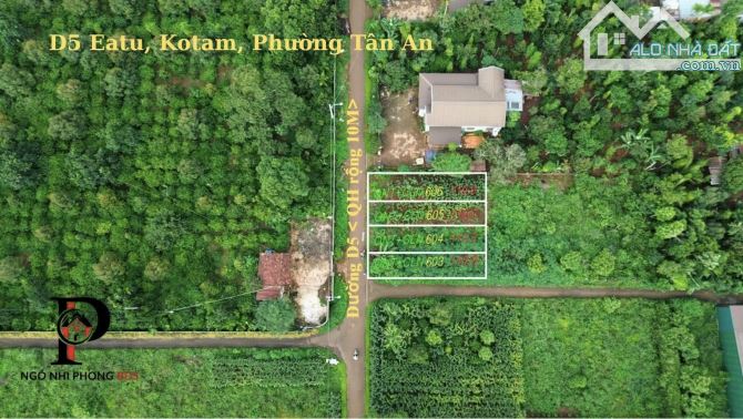🅿️❇️835tr/1 Lô Góc 2 MT Kotam, Phường Tân An, Đường nhựa 10m, cách KDL Kotam 3km❇️ - 1