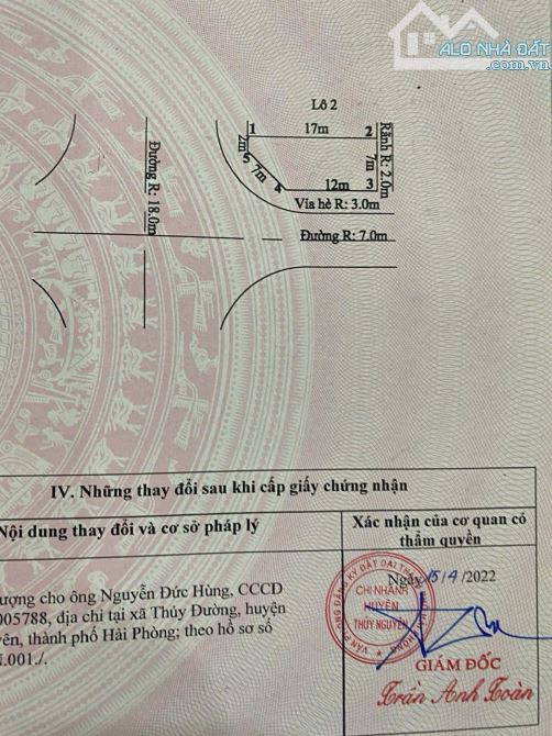CHÍNH CHỦ BÁN LÔ GÓC MẶT ĐƯỜNG 26m – TÁI ĐỊNH CƯ ÁP TRÀN – BẮC SÔNG CẤM – DƯƠNG QUAN – THỦ - 1