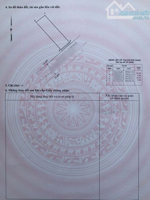 Chồng chơi cá độ thua cần bán gấp căn nhà C4 96m2 735 triệu thương lượng - 1