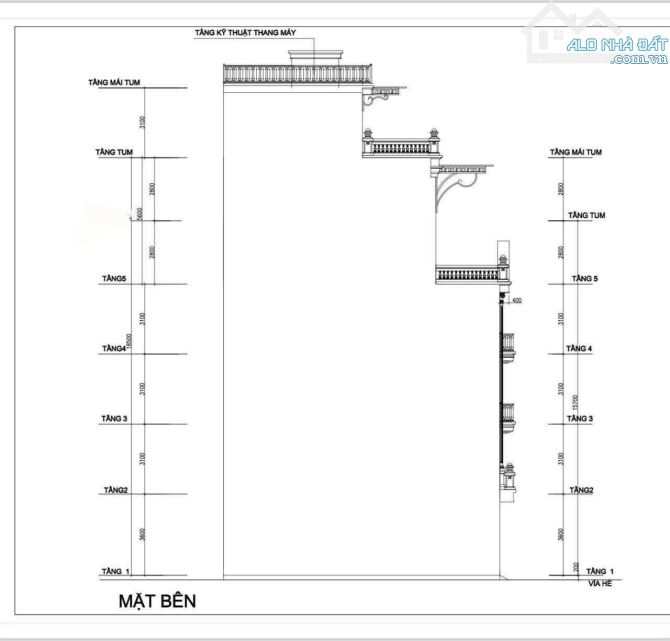 PHÁO ĐÀI LÁNG – 7 TẦNG, DT 67/75 m2, Mt 5.5m – 38 TỶ - 1