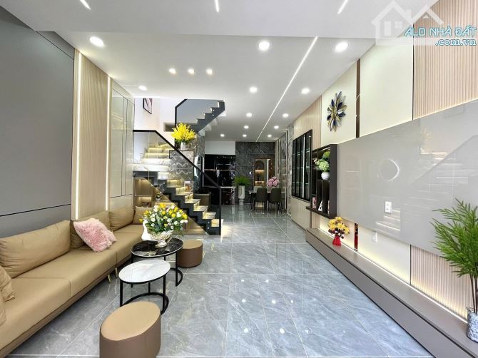 Nhà Gò vấp 3 phòng có phòng ngủ tầng trệt hẻm to 2 tầng 58m2 đường Phạm Văn Chiêu Phường 9 - 1