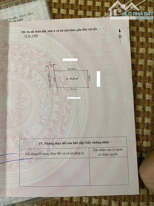 Bán căn nhà xây độc lập 51m2 ngõ nông rộng đường An Dương 1, An Dương - 1