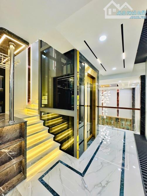 nhà đẹp 6 lầu khu phân lô ngang 4.2m HXT thông Nguyễn Oanh 72m2 tặng T.máy, chỉ 14.x tỷ - 1