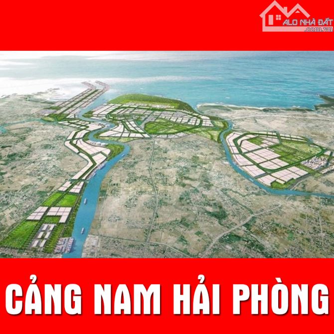 BÁN ĐẤT 60.5m2 ô tô đỗ cửa rẻ nhất Đoàn Xá đón sóng Cảng Nam Hải Phòng - 1