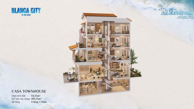 Biệt thự Blanca - Casa Vũng Tàu sở hữu lâu dài DK thanh toán 25% ~ 6,5 tỷ nhận nhà vận - 2