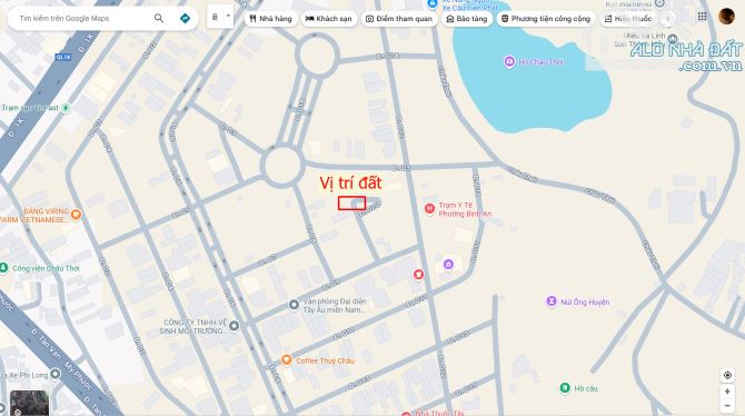 Bán đất biệt thự 25tr/m2, đường D10 KDC Châu Thới p. Bình An - 2