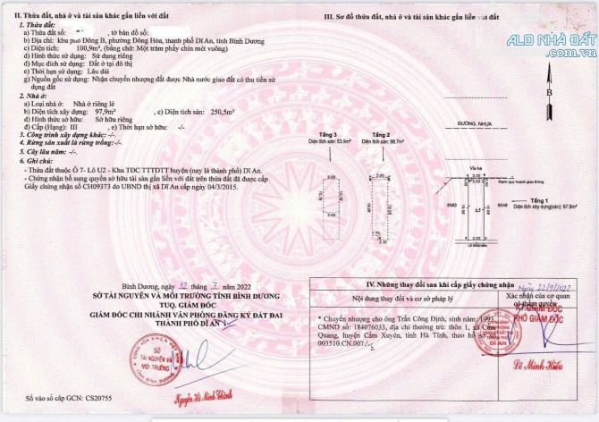 Nhà Mặt Tiền 1 Trệt 2 Lầu Sân Thượng – Ngay Cổng SVĐ Đông Hòa, Trung Tâm Sầm Uất - 2
