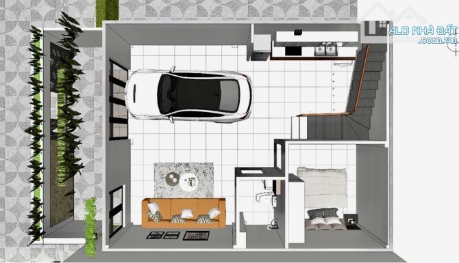 HẺM XE HƠI TRÁNH ĐƯỜNG TAM ĐA - PHƯỜNG TRƯỜNG THẠNH - NHÀ 2 TẦNG - 81m2 (7m) - GIÁ 5,5T 🧄 - 2
