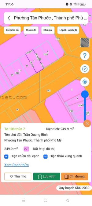 BÁN GẤP LÔ ĐẤT Lê Thánh Tông, Phường Phú Mỹ - NGANG 10x25m. Chỉ 9,5 TỶ - 2