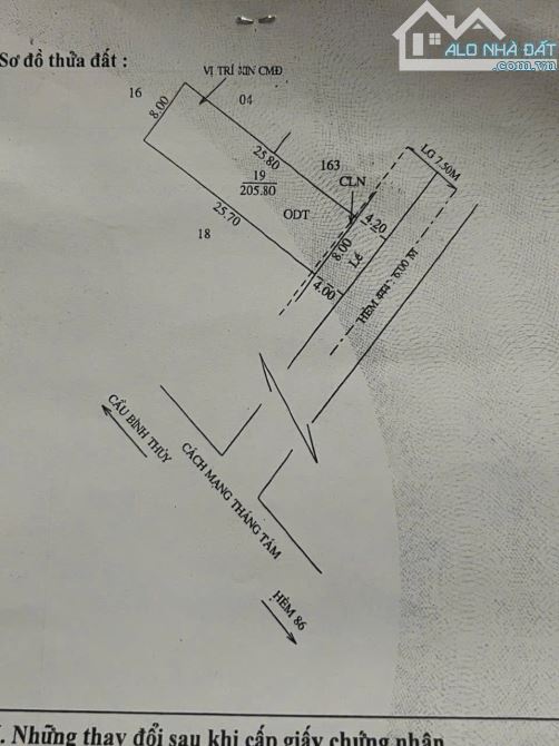 Bán Nền 205m Đường Nguyễn Thị Tồn (Hẻm 444), Tp Cần Thơ - 3