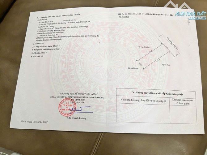 Lô đất 117m2 ngang 6m đẹp nhất Hải Thành 2,Dương Kinh gần ngay trường học,chơ,dân cư đông - 4