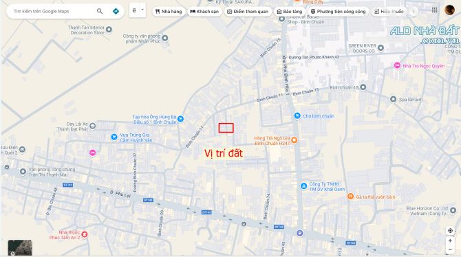 Bán đất 5x18.3m, hẻm Bình Chuẩn 11 p. Bình Chuẩn gần chợ Bình Chuẩn - 2
