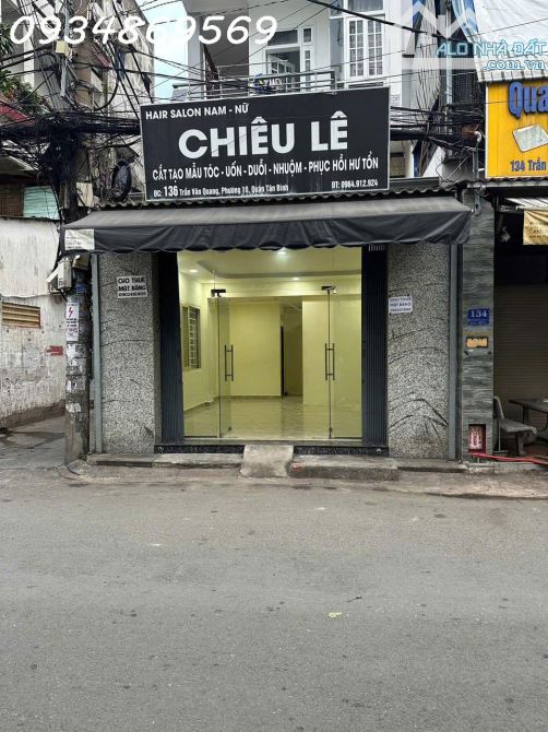 MẶT TIỀN KINH DOANH CỰC VÍP - LÔ GÓC - GẦN CHỢ TRẦN VĂN QUANG - VỪA CHO THUÊ VỪA KHAI - 3