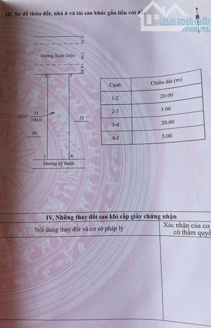 Cần bán lô đất đẹp 5x20m Hướng Bắc, mặt tiền đường Xuân Diệu P. Nghĩa Lộ, Quảng Ngãi - 3