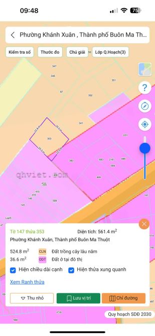 🌵🌵Chủ cần tiền bán gấp lô đất phường Khánh Xuân.bmt . Đăk Lăk.🌵 - 3