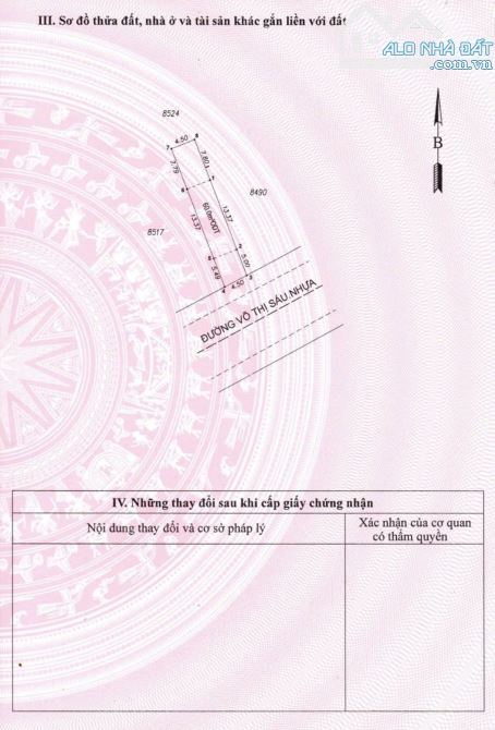 GIẢM 1 TỈ LÔ ĐÁT ĐẸP MẶT TIỀN KD  ĐƯỜNG VÕ THỊ SÁU  GIÁP BIGC GO -GIÁ CHỈ 6,6 TỈ -118m2 _ - 3