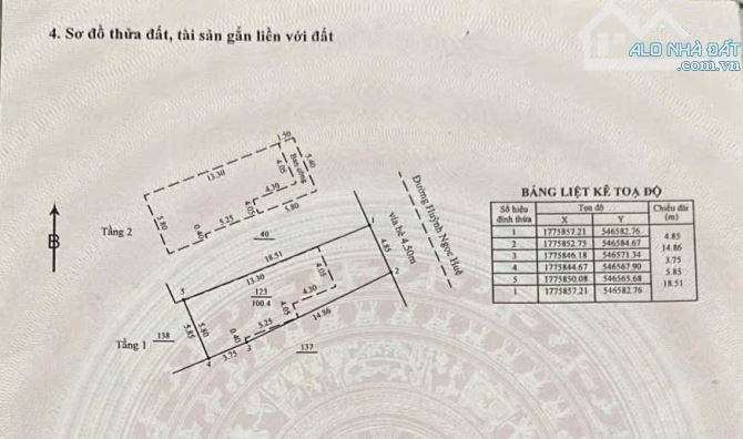 📌📌📌LÀM VIỆC TRỰC TIẾP GIÁ TỐT !!!Bán đất 2 mt huỳnh ngọc huệ - 3