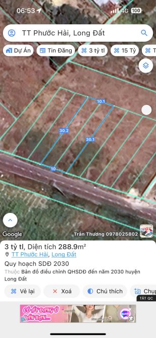NGAY ĐỐI DIỆN UỶ BAN THỊ TRẤN PHƯỚC HẢI CŨ CÁCH BIỂN CHỈ 3KM  📐Diện tích 10x29-290m - 3