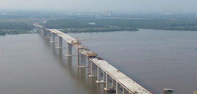 Bán đất 2 mặt tiền Nguyễn Hữu Cảnh 90x90m tổng 6322m2 giá 260tỷ 7km đến TPHCM qua VànhĐai3 - 4