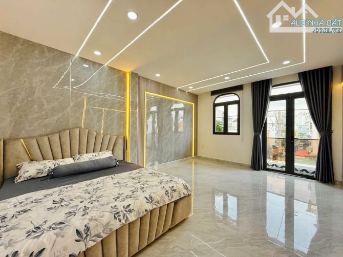 Mặt tiền kinh doanh 4 tầng, đường nhánh Lê Văn Thọ Gò Vấp, Ngay CV Làng Hoa, 4*14m, 9.X Tỷ - 4