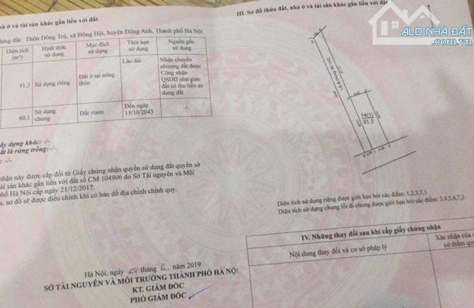 Bán đất lô góc Đông Trù,Đông Hội, 51,3m2 5 tỉ,sát cầu Đông Trù,5p lên cầu Tứ Liên Vinhomes - 4