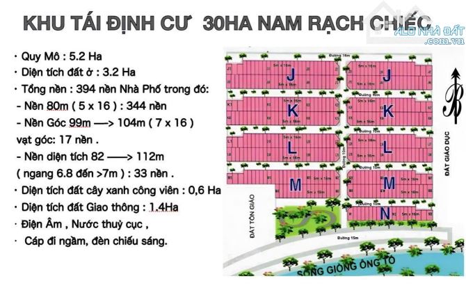 Bán Lô Đất góc 3Mặt tiền view sông công viên Kdc Nam Rạch Chiếc Q2 - 5