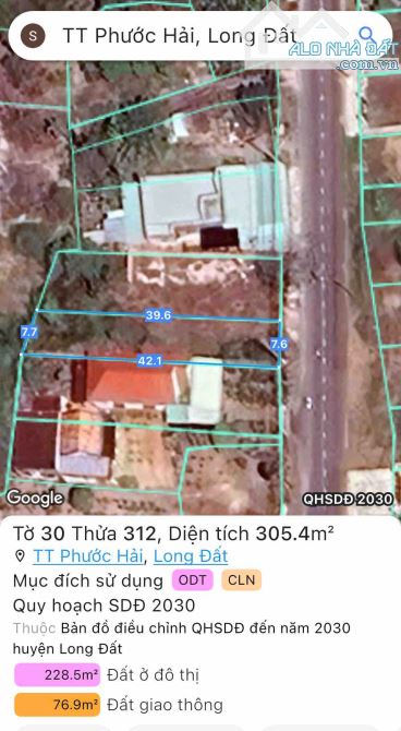 Đất đẹp ngay điểm giao của tuyến đường 44B (Sài Gòn - Hồ Tràm) và đường trung tâm xã Phước - 5