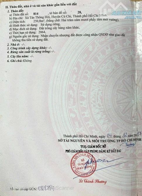 Cần bán đất mặt tiền đường số 16 1/ QL22 xã Tân Thông Hội 9x28 tổng 250m2 thổ cư sẳn 220m2 - 6